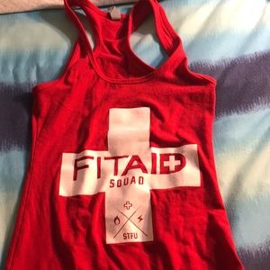 Red Fitaid tank! XS